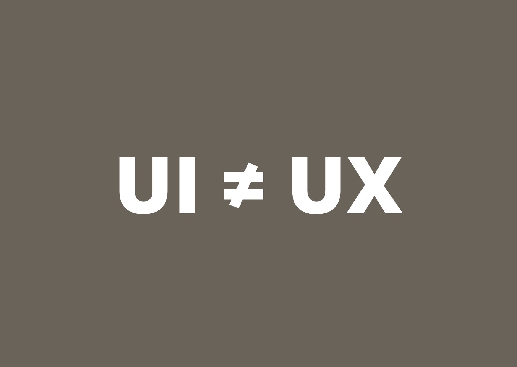 différence entre UI et UX