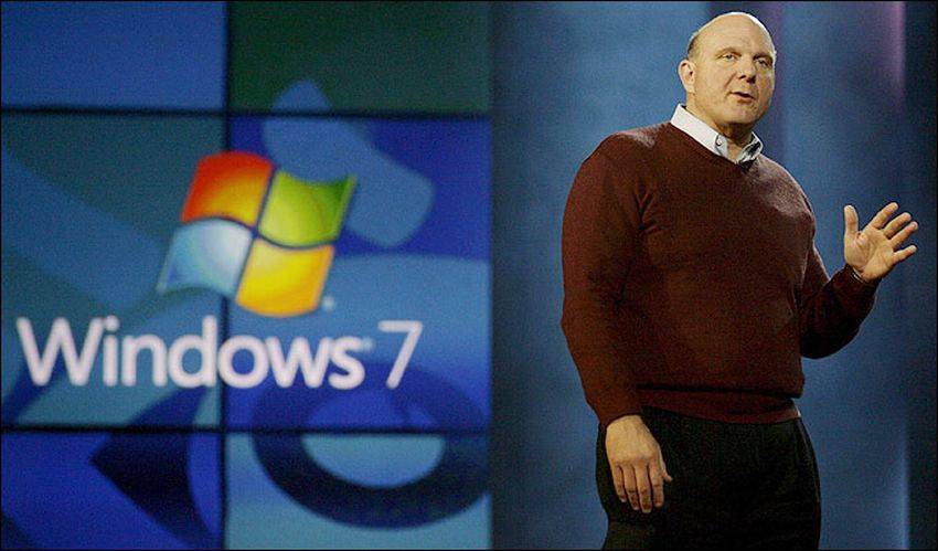 Ballmer Windows 7