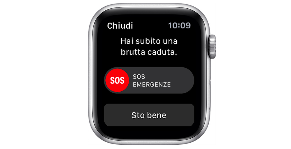 détection de chute apple watch