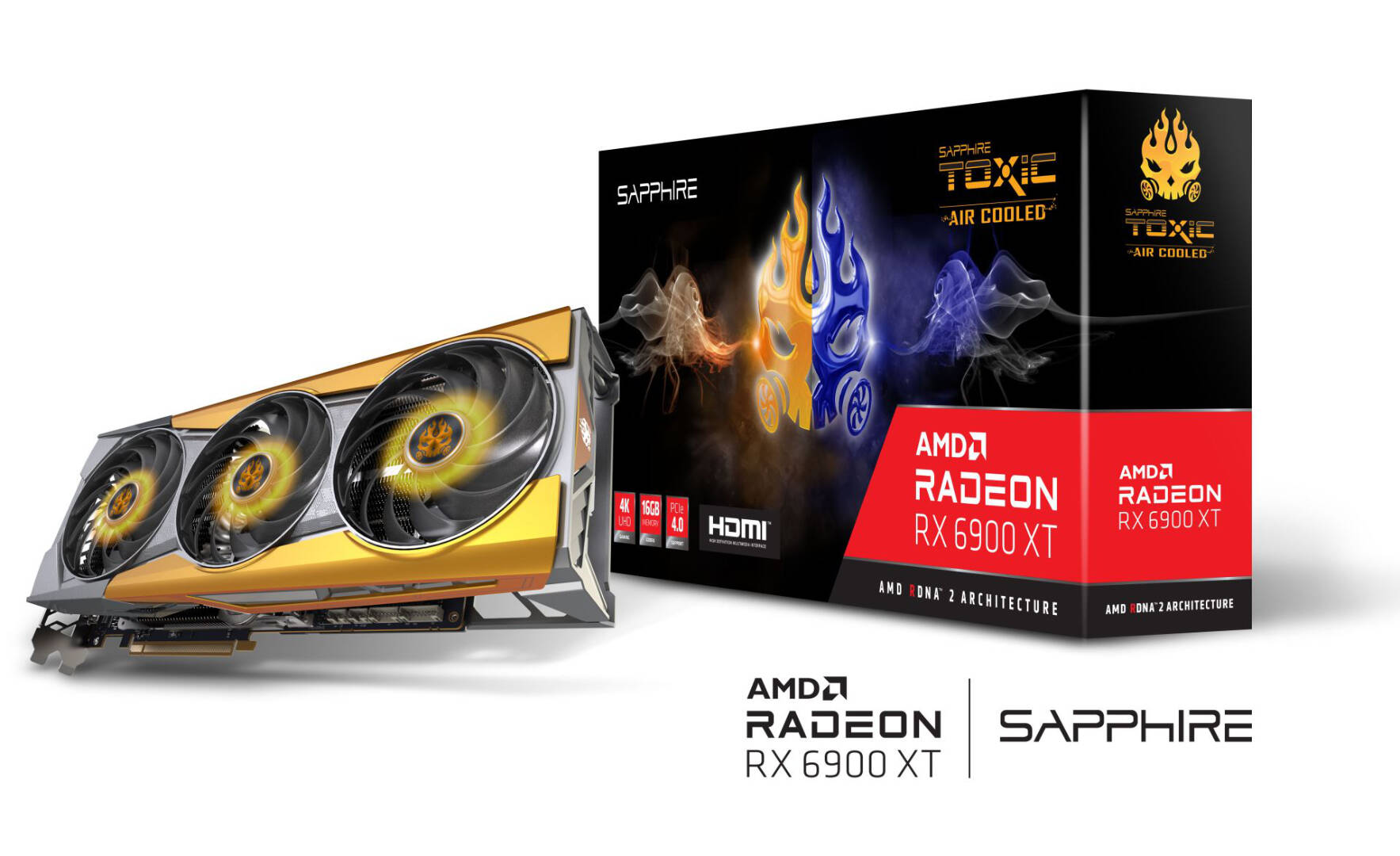 Saphir toxique AMD Radeon RX 6900 XT refroidi par air