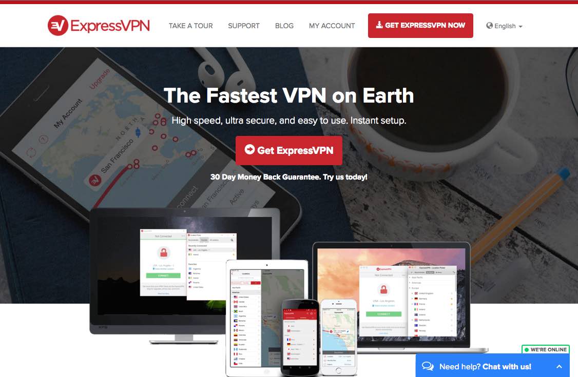 ExpressVPN : au service de la vitesse de connexion