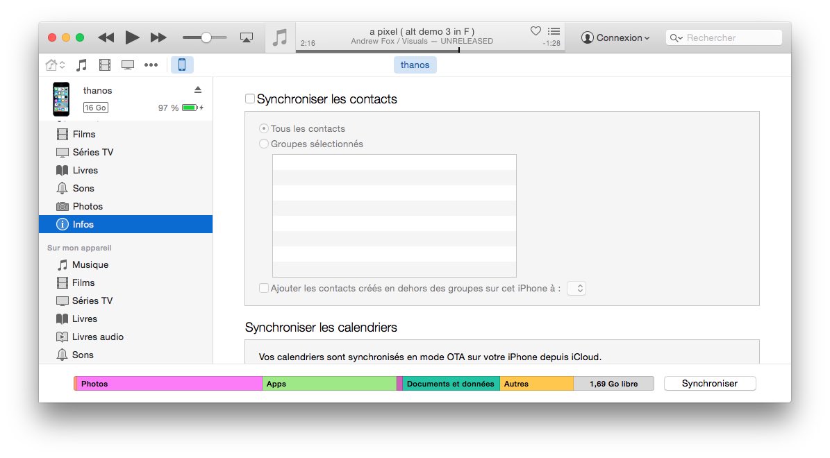 iphone / itunes : désynchronisez vos contacts icloud