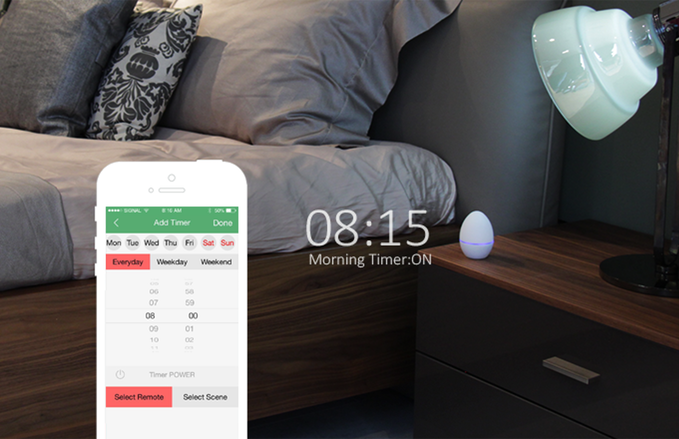 Les Smart Eggs peuvent également faire office de réveil !